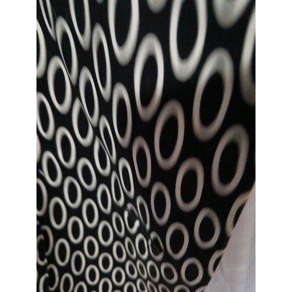 Lane Bryant Black And White Circle Print Blazer/ Jacket  Front Buttons  WM-24 - Picture 16 of 16